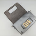 Diorevolution Silver Leather 19-MA-0147ディオール エボリューション フラップ シルバー レザー 19-MA-0147