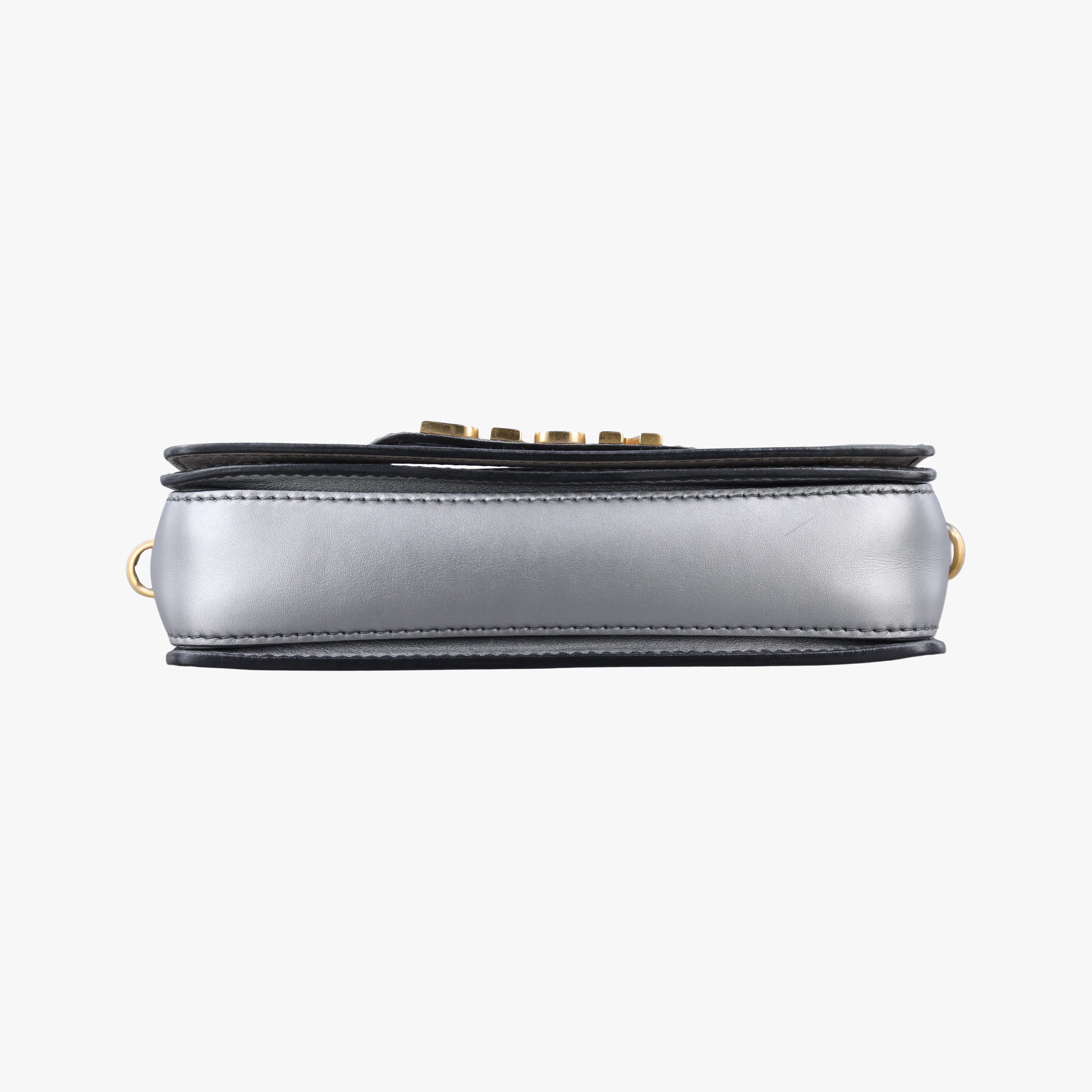 Diorevolution Silver Leather 19-MA-0147ディオール エボリューション フラップ シルバー レザー 19-MA-0147