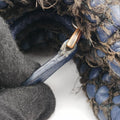 Intrecciato Navy lambskin B00604376Pイントレチャート ネイビー ラムスキン B00604376P