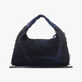 Intrecciato Navy lambskin B00604376Pイントレチャート ネイビー ラムスキン B00604376P