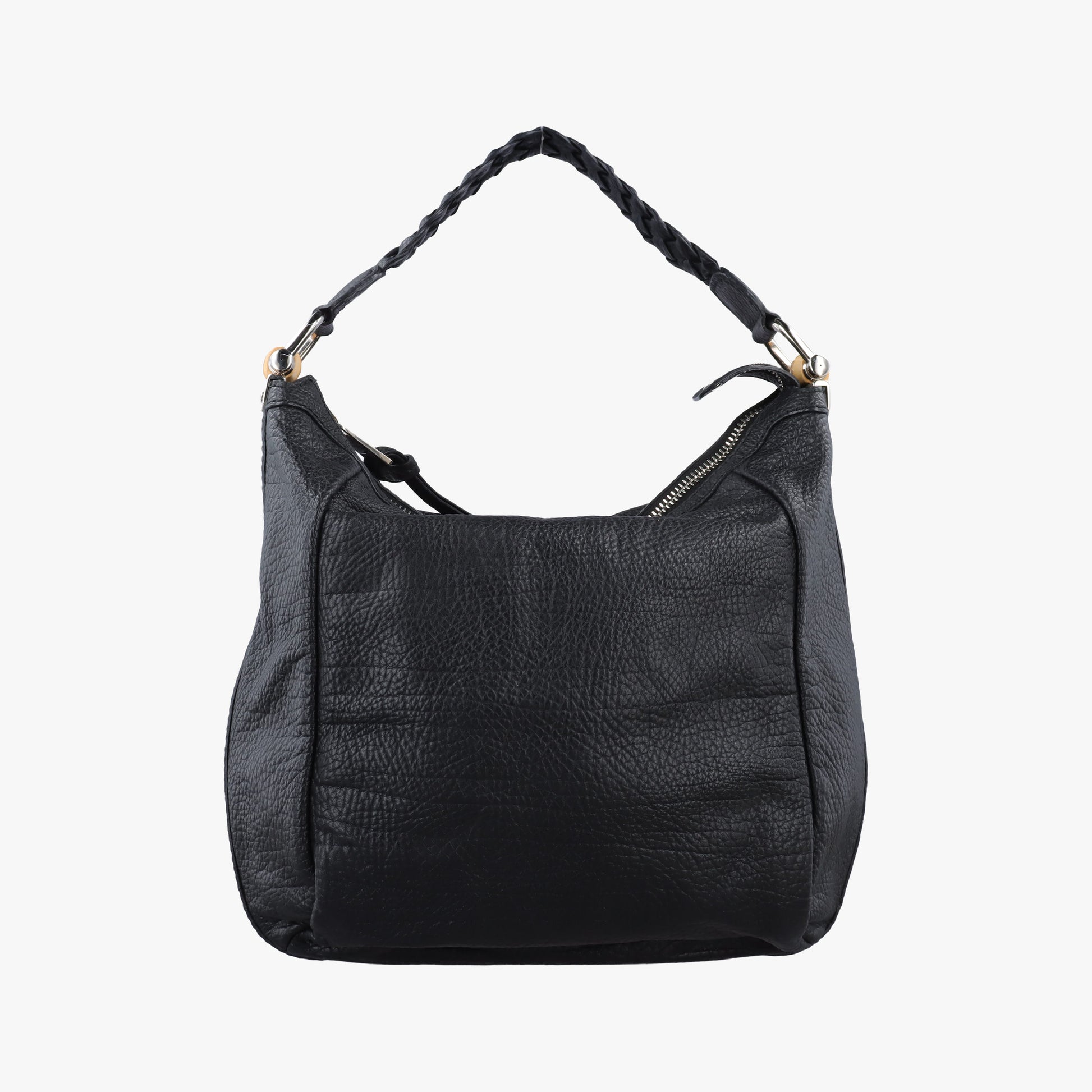 Bamboo Bar Hobo Black Leather 257090 I7596458バンブーバーホーボー ブラック レザー 257090 I7596458