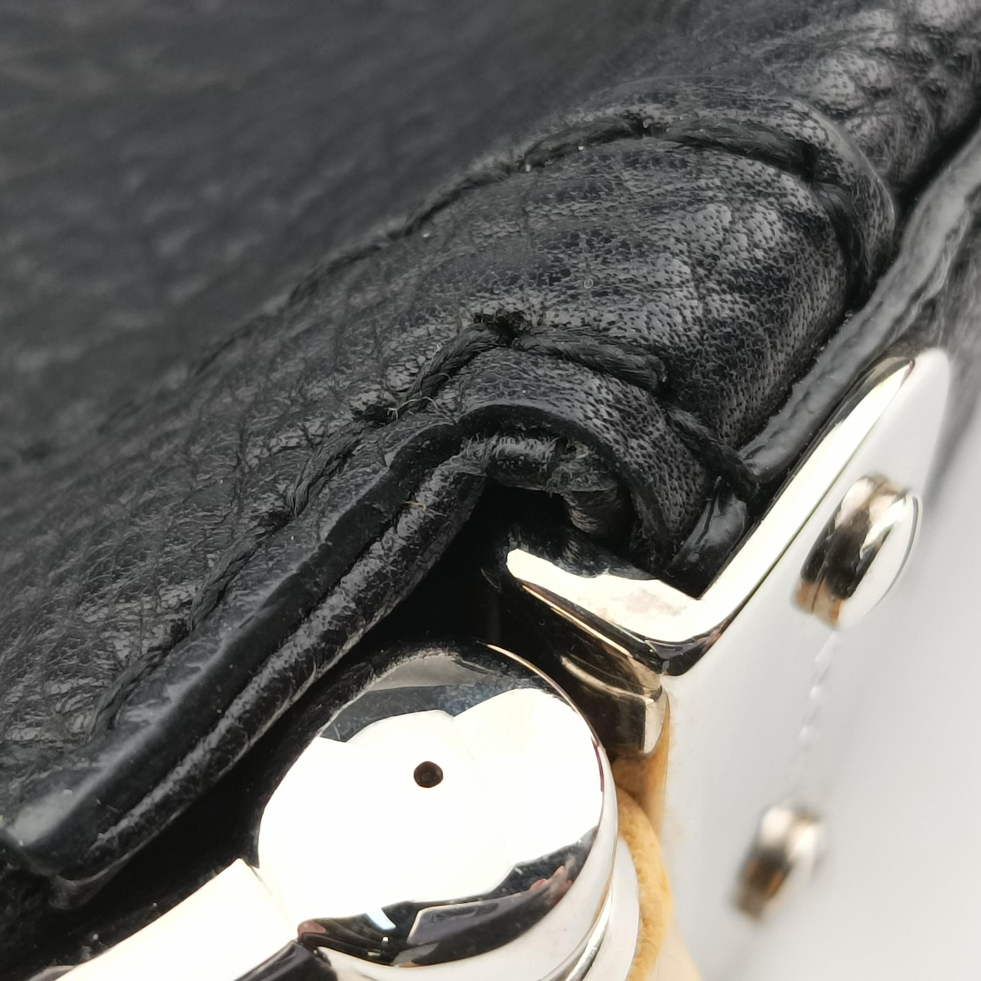Bamboo Bar Hobo Black Leather 257090 I7596458バンブーバーホーボー ブラック レザー 257090 I7596458