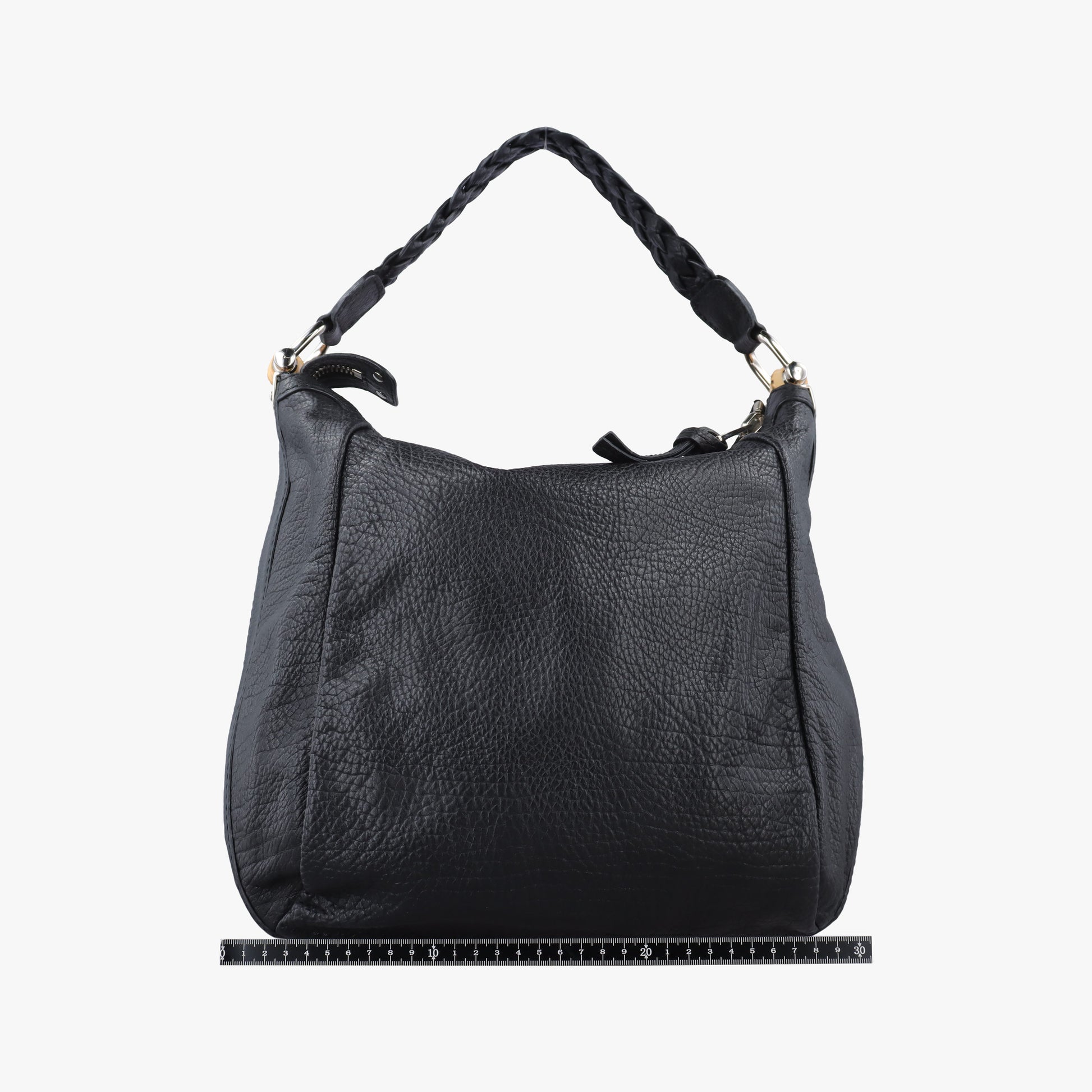 Bamboo Bar Hobo Black Leather 257090 I7596458バンブーバーホーボー ブラック レザー 257090 I7596458