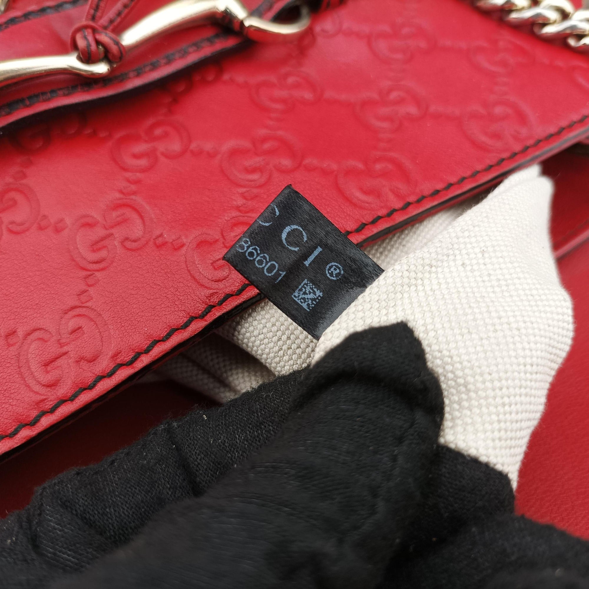 Emily Red Leather 295403 C012786601エミリー レッド レザー 295403 C012786601