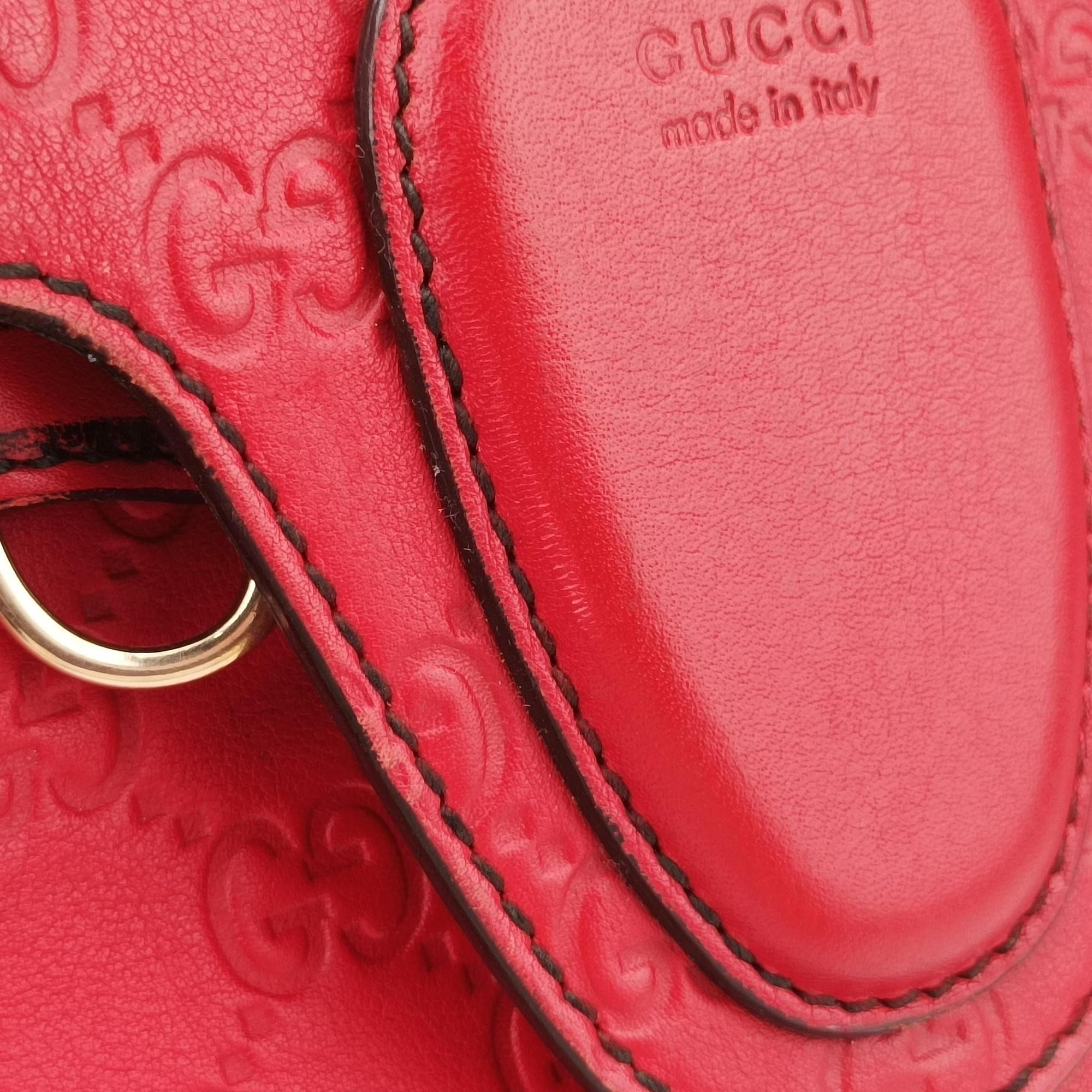 Emily Red Leather 295403 C012786601エミリー レッド レザー 295403 C012786601