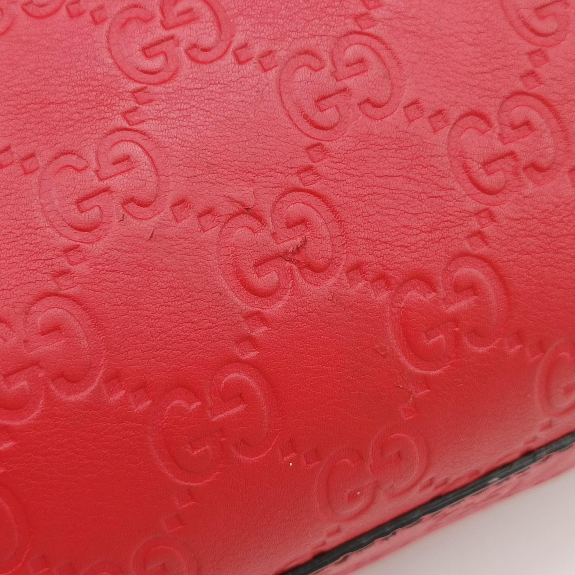 Emily Red Leather 295403 C012786601エミリー レッド レザー 295403 C012786601