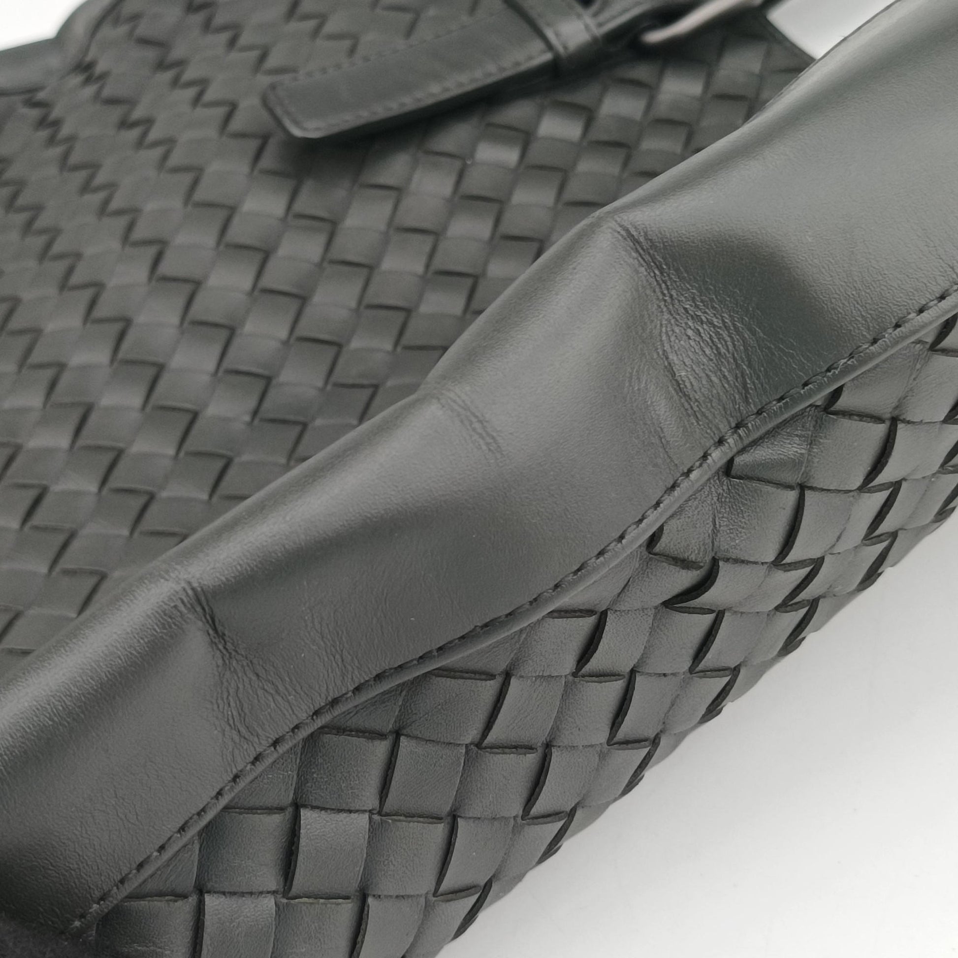 Intrecciato Shopper Acatl Grey lambskin B01745676Gイントレチャート ショッパー アキャトル グレー ラムスキン B01745676G