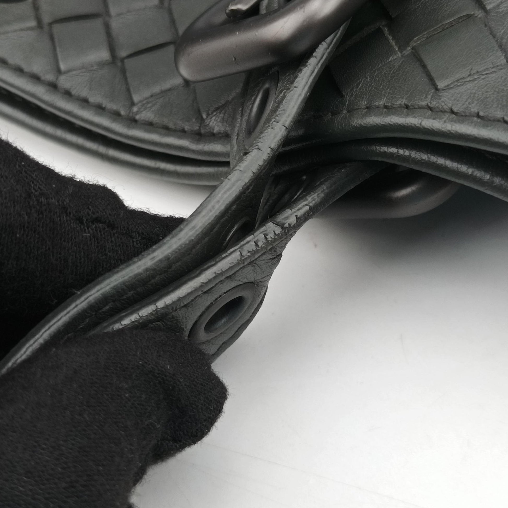 Intrecciato Shopper Acatl Grey lambskin B01745676Gイントレチャート ショッパー アキャトル グレー ラムスキン B01745676G
