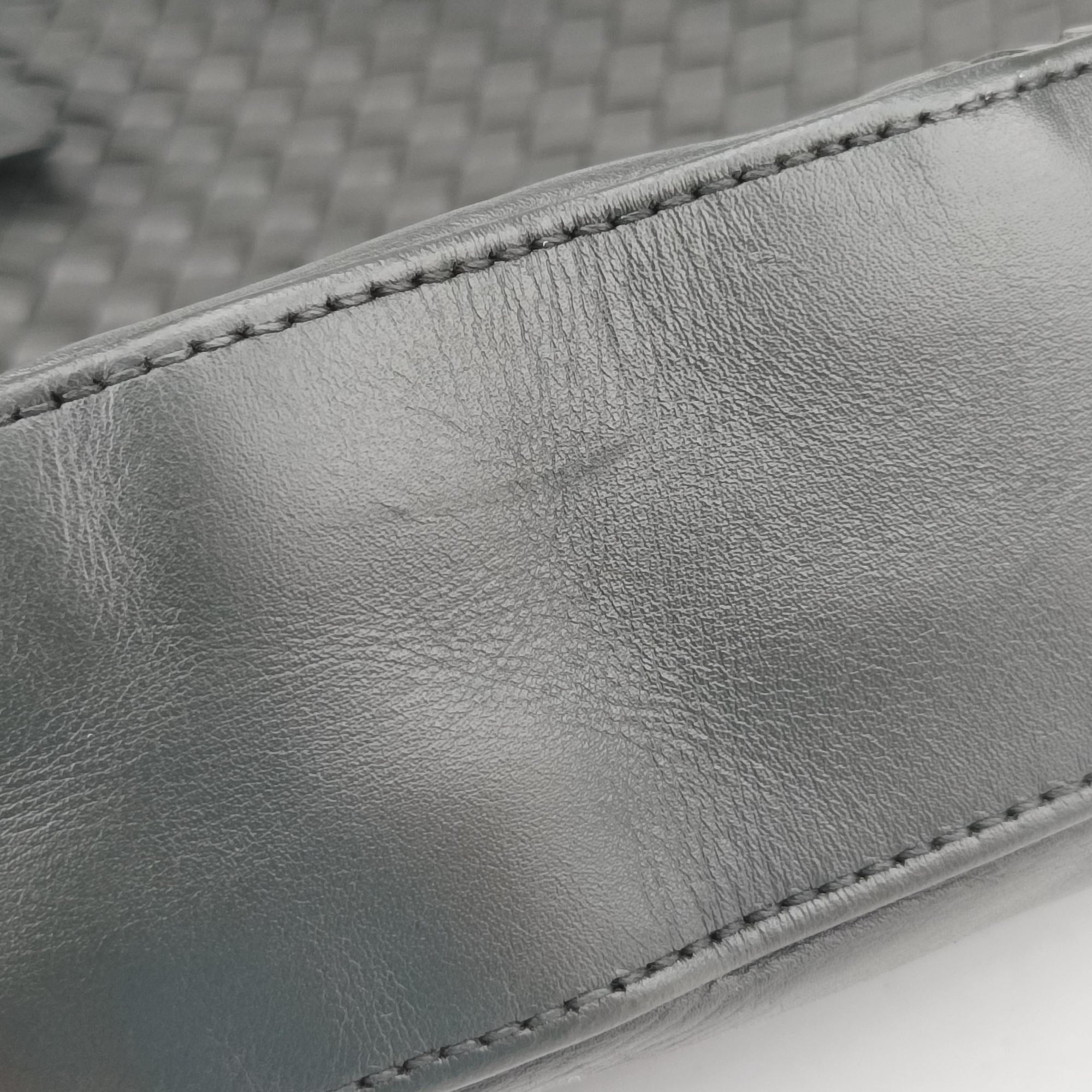 Intrecciato Shopper Acatl Grey lambskin B01745676Gイントレチャート ショッパー アキャトル グレー ラムスキン B01745676G