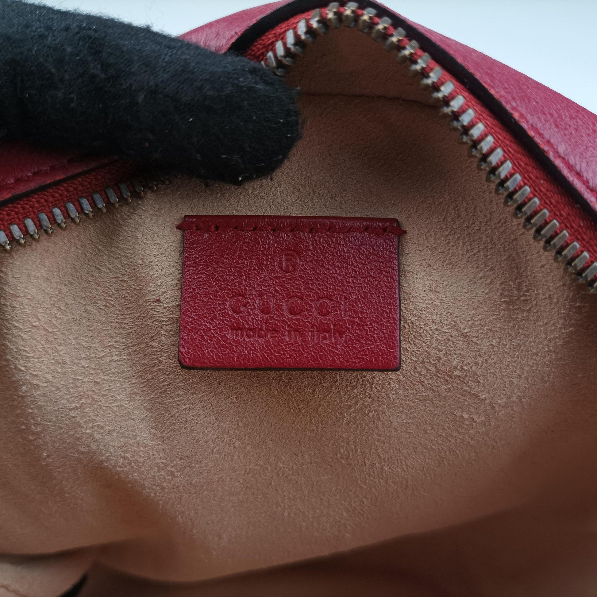 GG Marmont Red Leather 550154 A028986309GGマーモント レッド レザー 550154 A028986309