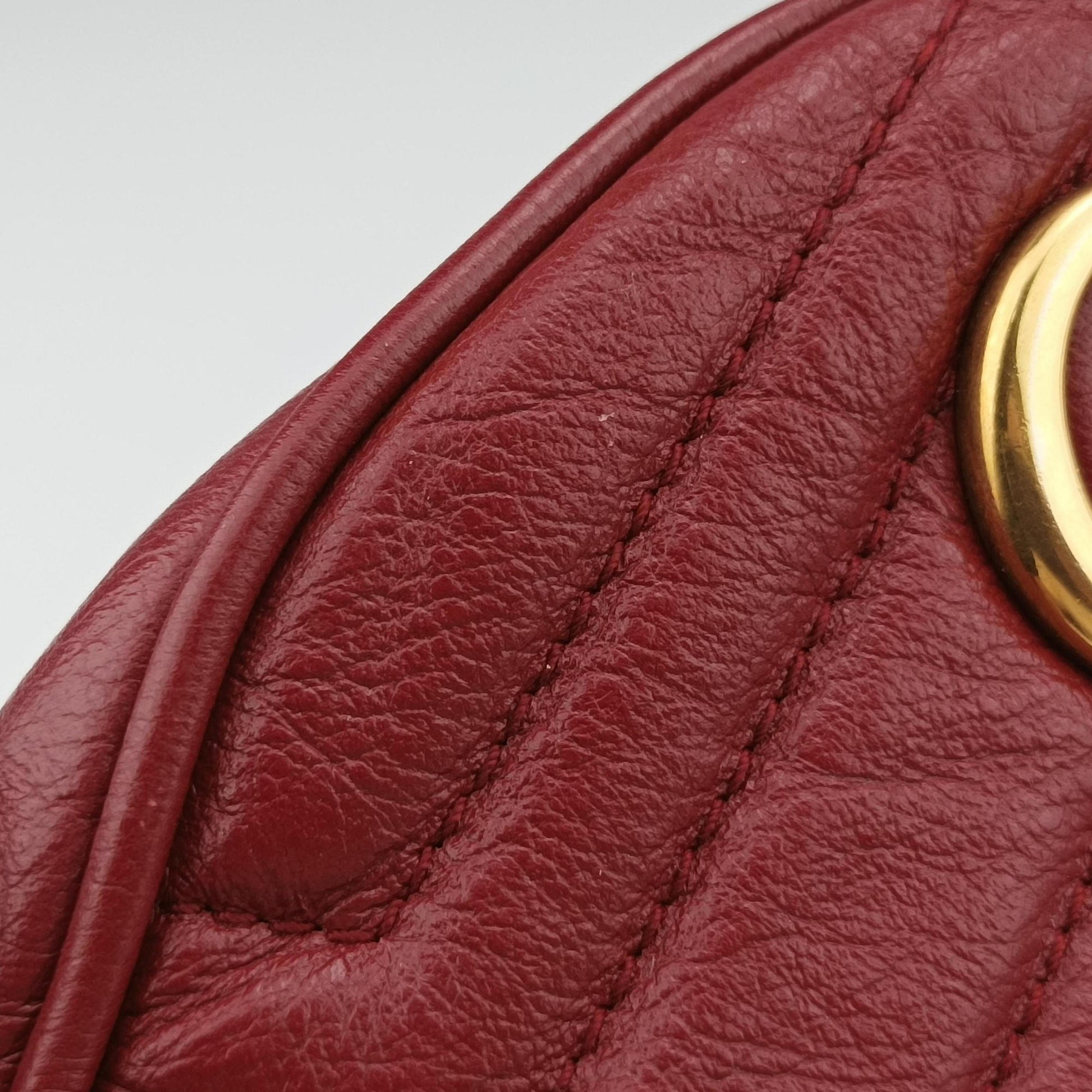 GG Marmont Red Leather 550154 A028986309GGマーモント レッド レザー 550154 A028986309