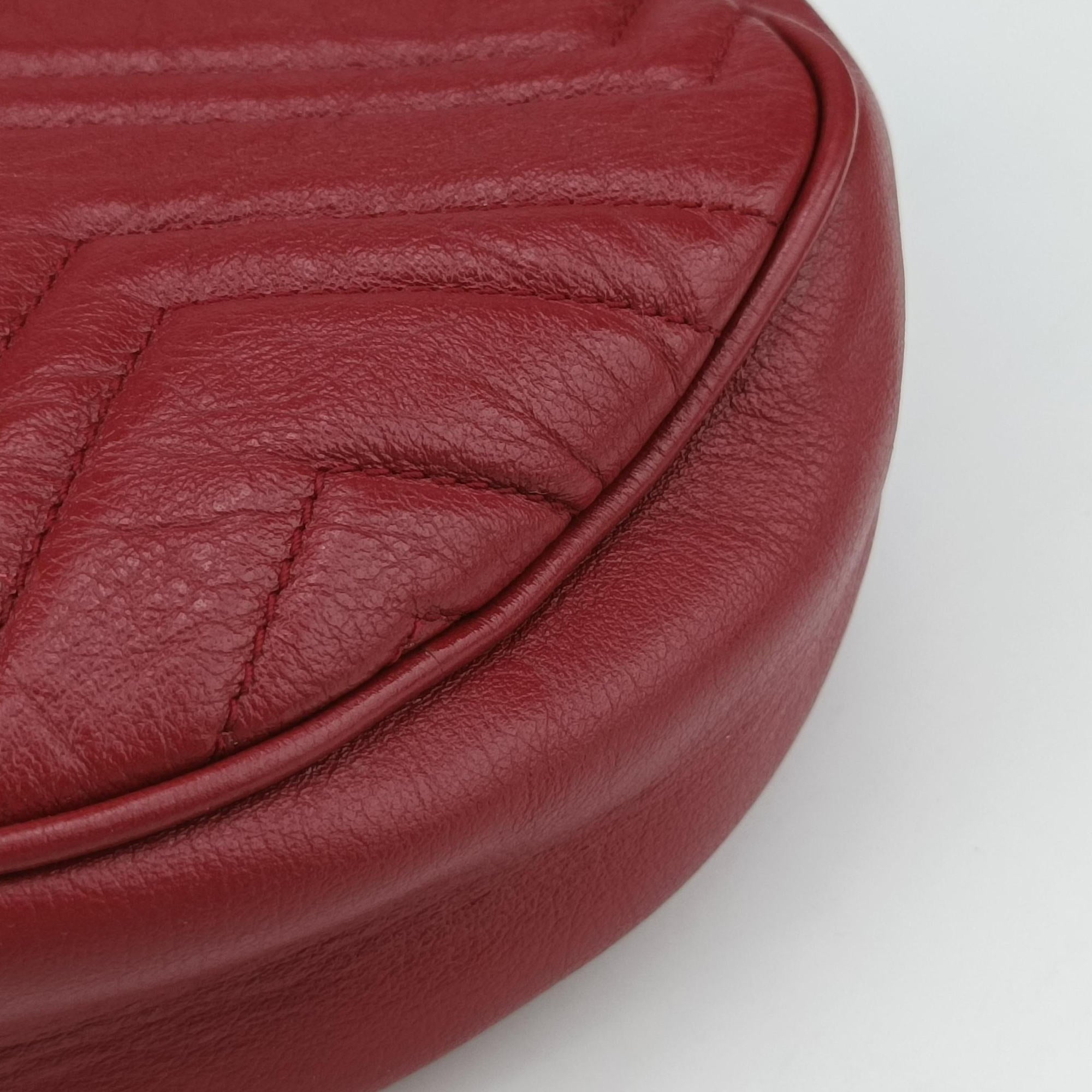 GG Marmont Red Leather 550154 A028986309GGマーモント レッド レザー 550154 A028986309
