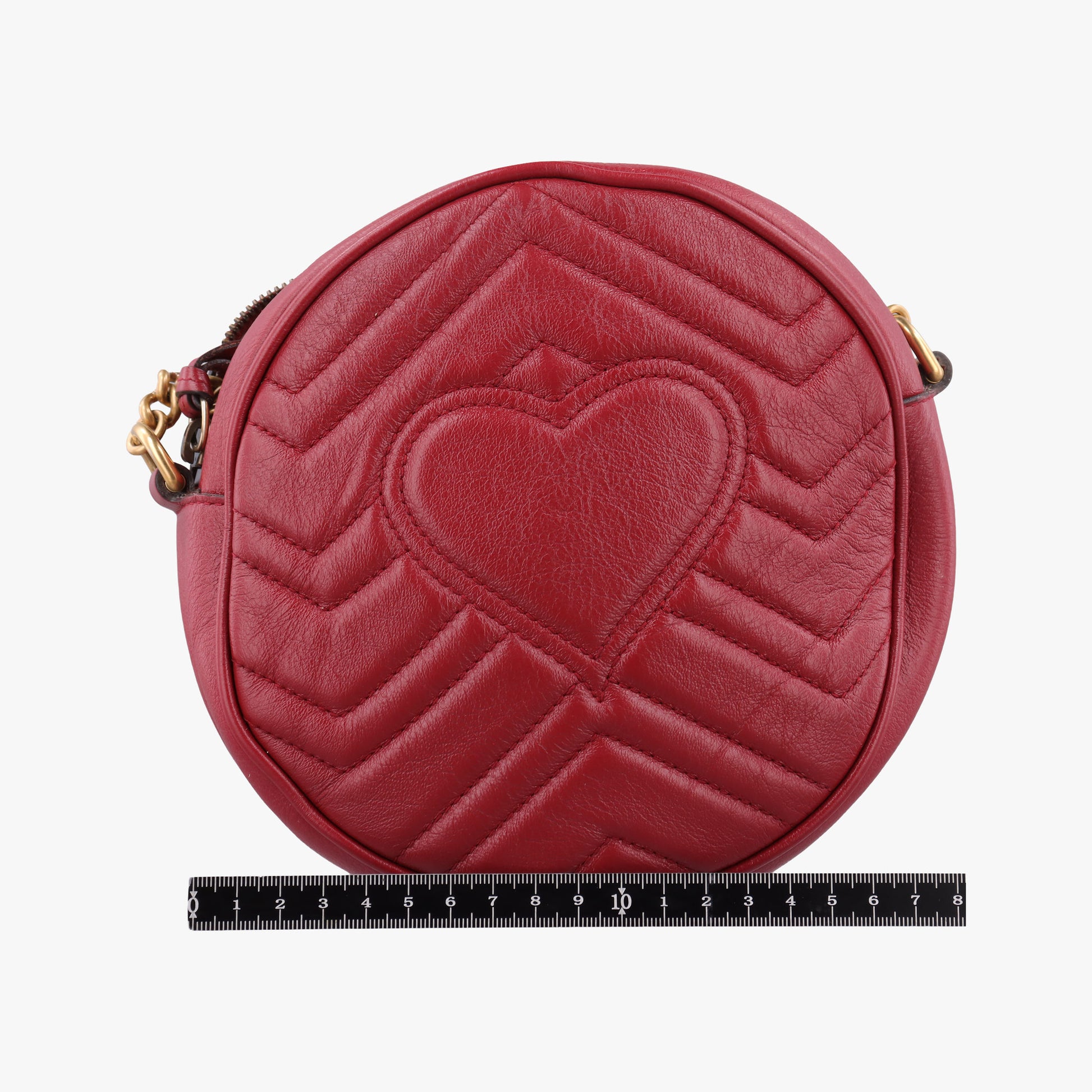 GG Marmont Red Leather 550154 A028986309GGマーモント レッド レザー 550154 A028986309