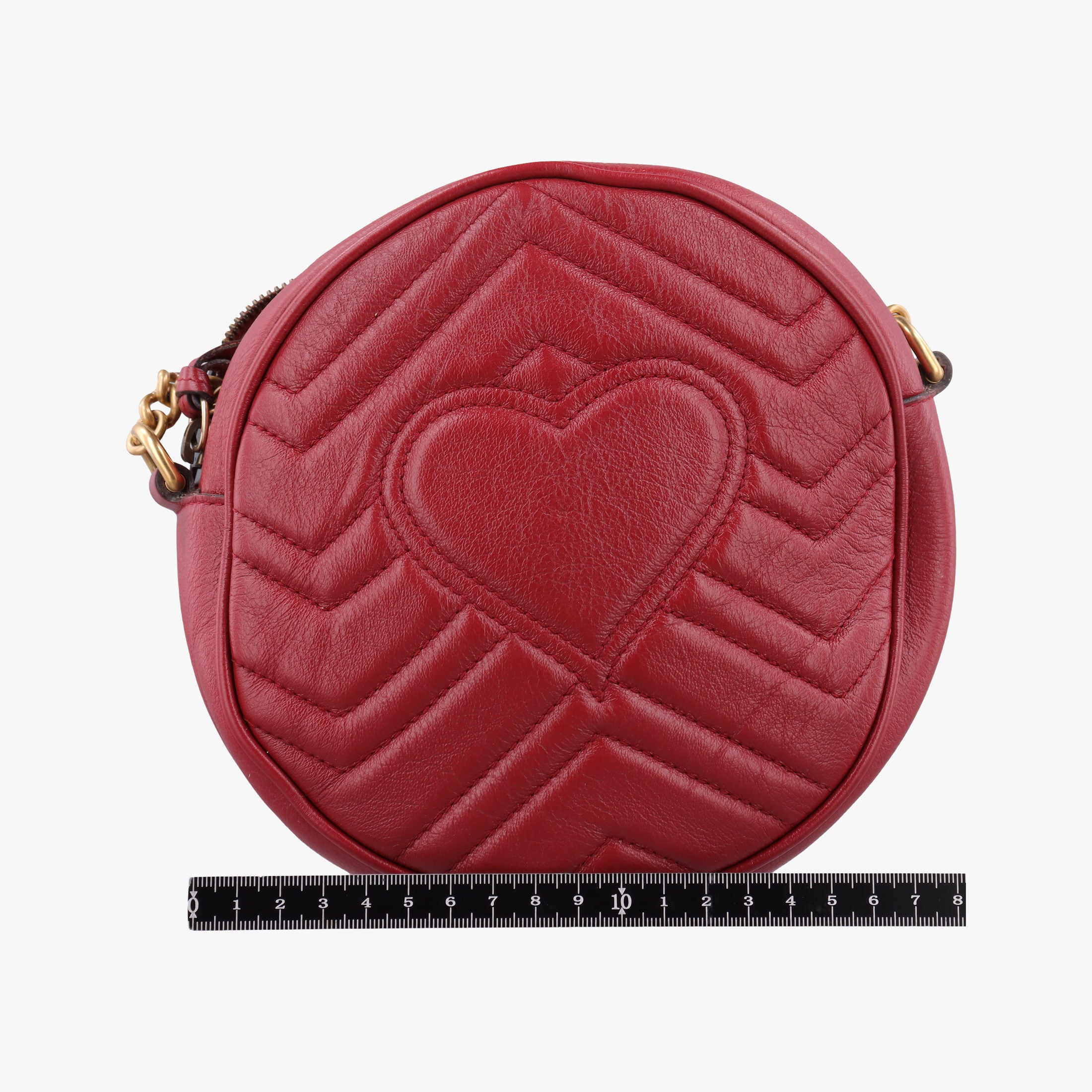 GG Marmont Red Leather 550154 A028986309GGマーモント レッド レザー 550154 A028986309