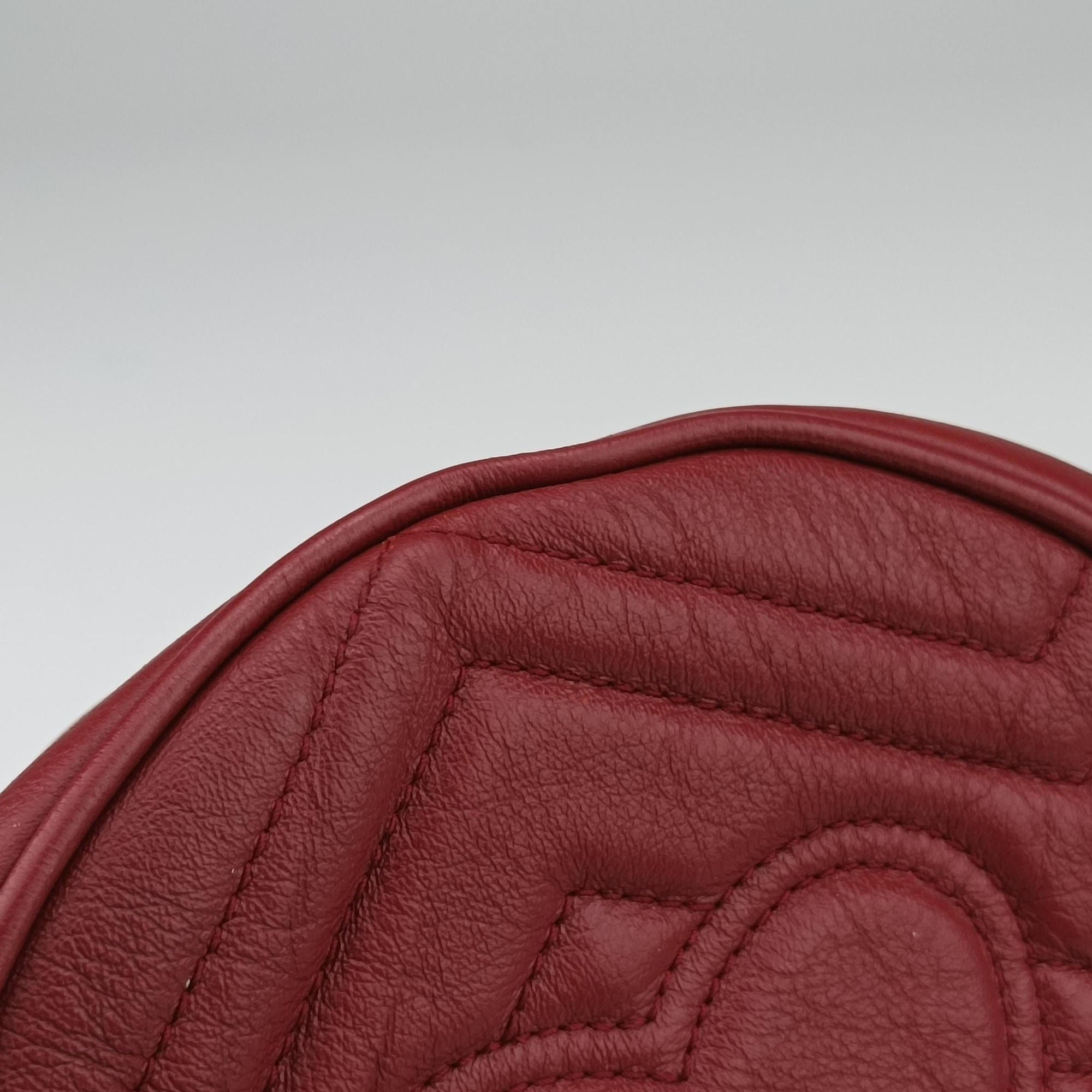 GG Marmont Red Leather 550154 A028986309GGマーモント レッド レザー 550154 A028986309