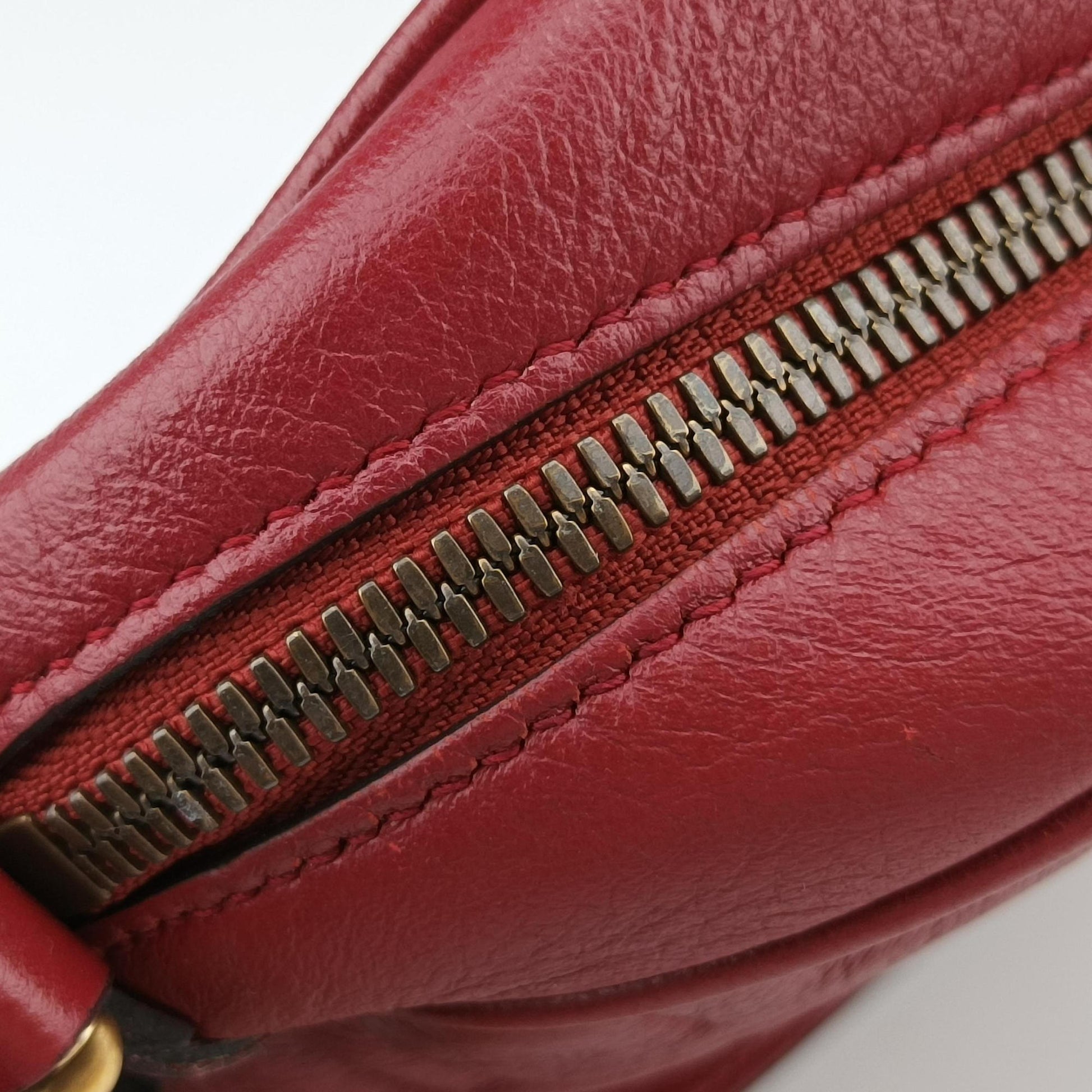 GG Marmont Red Leather 550154 A028986309GGマーモント レッド レザー 550154 A028986309