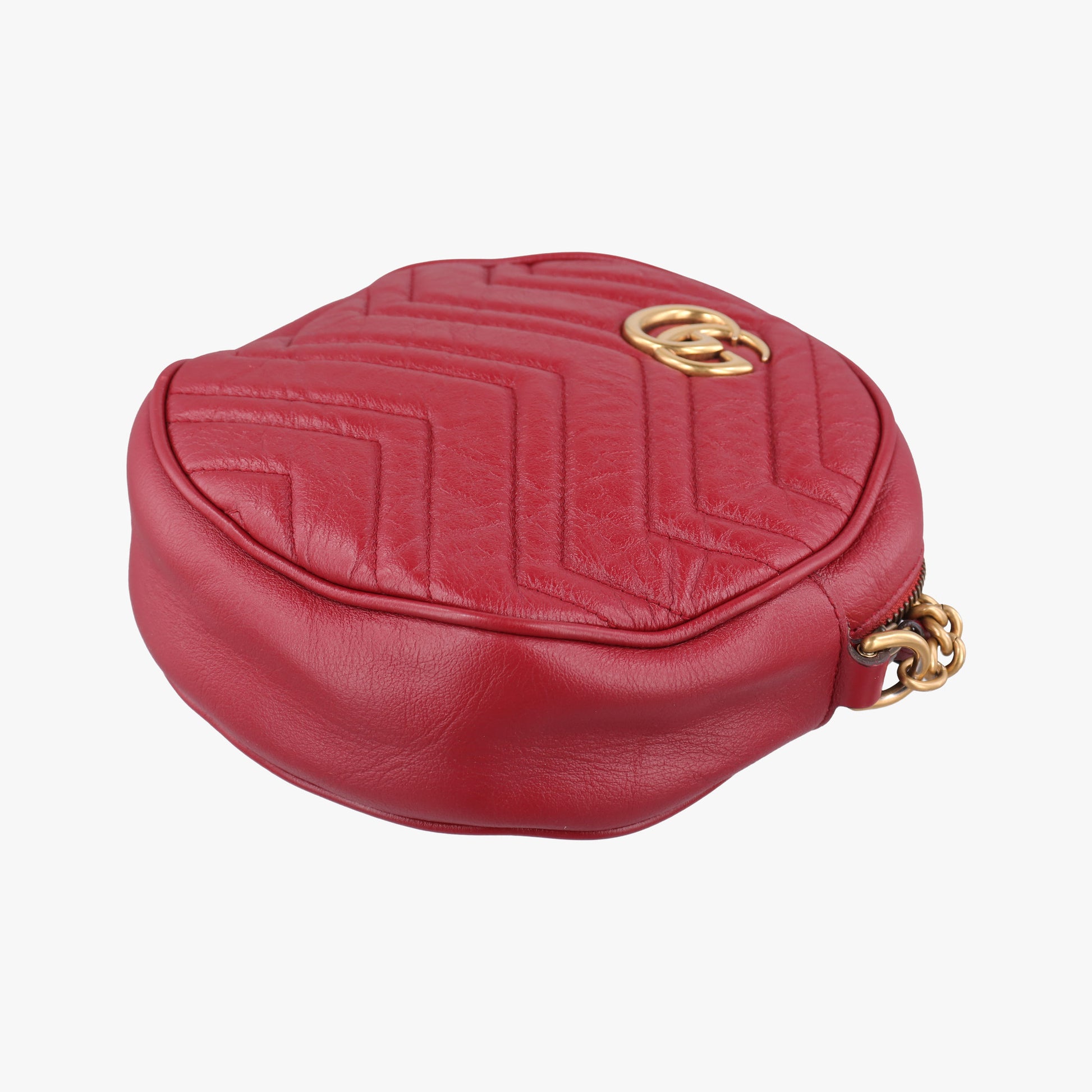 GG Marmont Red Leather 550154 A028986309GGマーモント レッド レザー 550154 A028986309