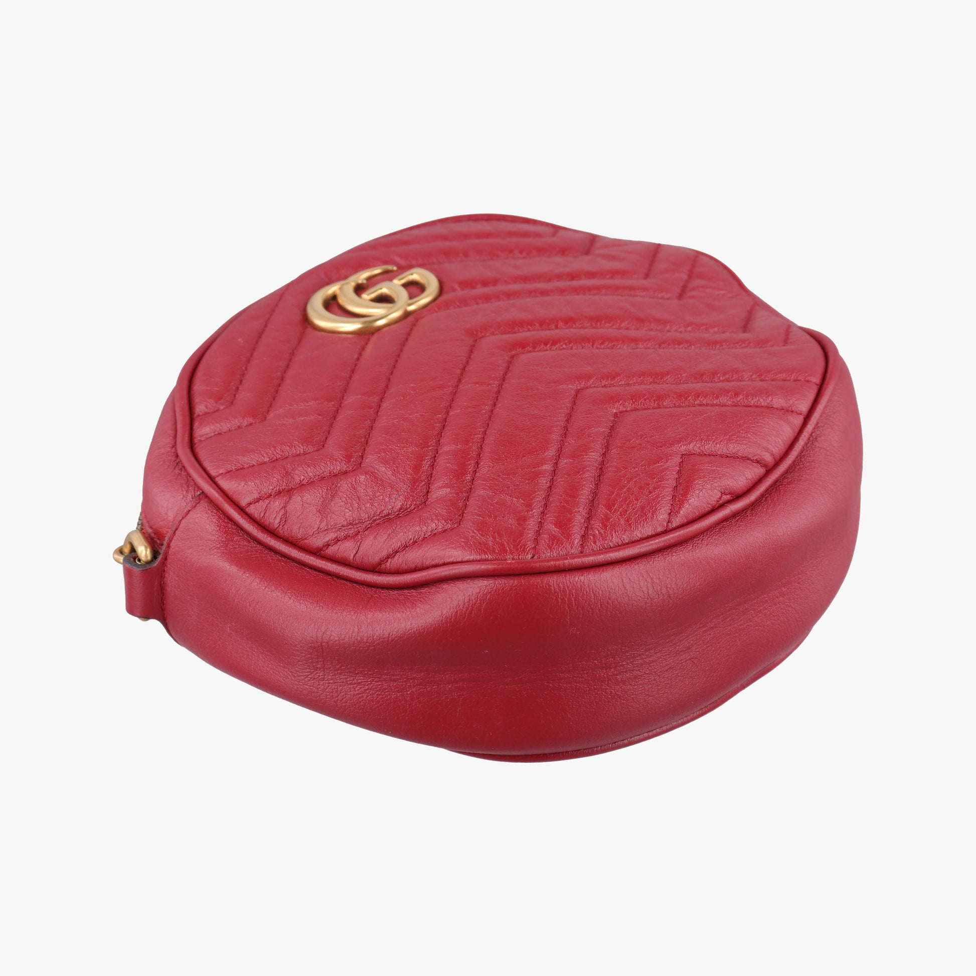 GG Marmont Red Leather 550154 A028986309GGマーモント レッド レザー 550154 A028986309
