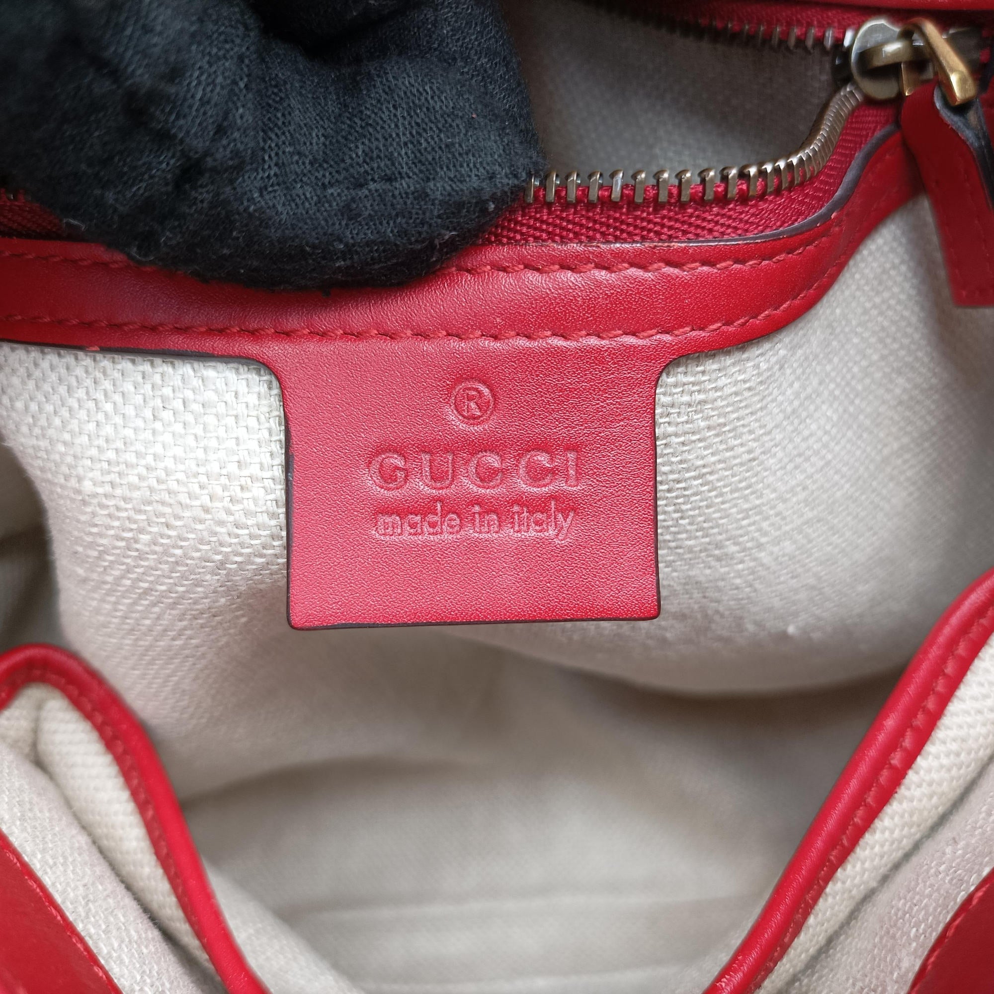 Lady Web khaki×red canvas×leather 383848 H019489691レディ ウェブ カーキ×レッド キャンバス×レザー 383848 H019489691