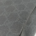 GG Plus GG Supreme Black PVC coated canvas x Leather 337081 Lot number unknownGGプラス GGスプリーム ブラック PVCコーティングキャンバス x レザー 337081 製番不明