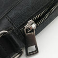 GG Plus GG Supreme Black PVC coated canvas x Leather 337081 Lot number unknownGGプラス GGスプリーム ブラック PVCコーティングキャンバス x レザー 337081 製番不明