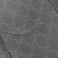 GG Plus GG Supreme Black PVC coated canvas x Leather 337081 Lot number unknownGGプラス GGスプリーム ブラック PVCコーティングキャンバス x レザー 337081 製番不明