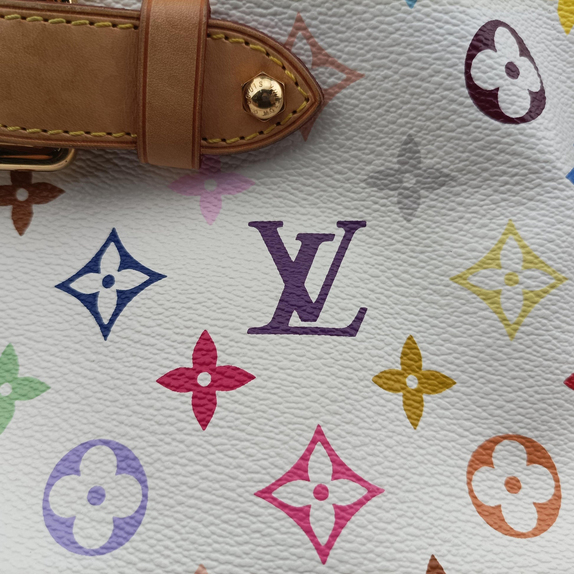 CLAUDIA white Monogram Multicolor M40193 Lot number unknownクラウディア ブロン モノグラム マルチカラー M40193 製番不明