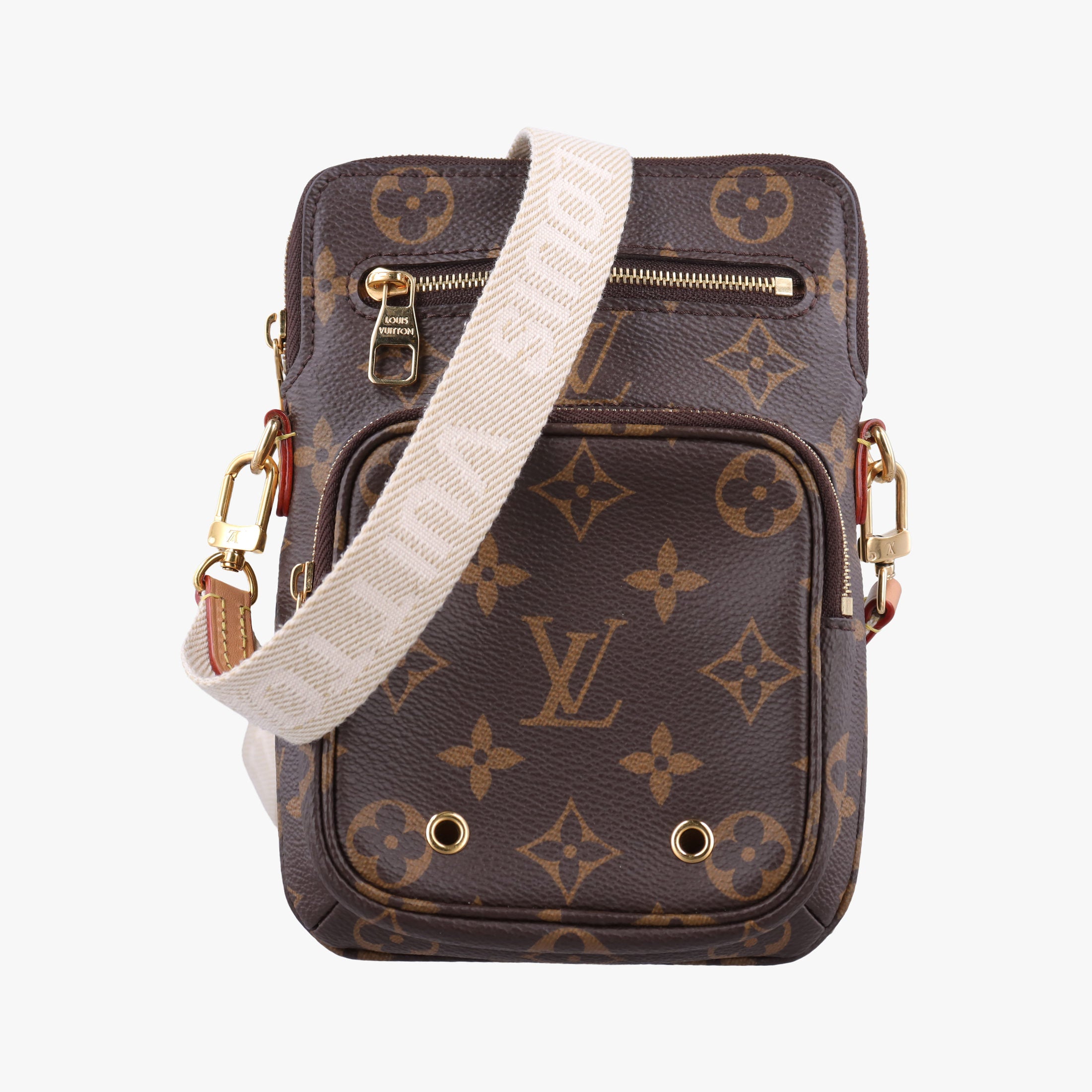 Utility Phone Sleeve Brown Monogram Canvas M80746 IC Chipユーティリティ モノグラム/ブラウン モノグラムキャンバス M80746 ICチップ