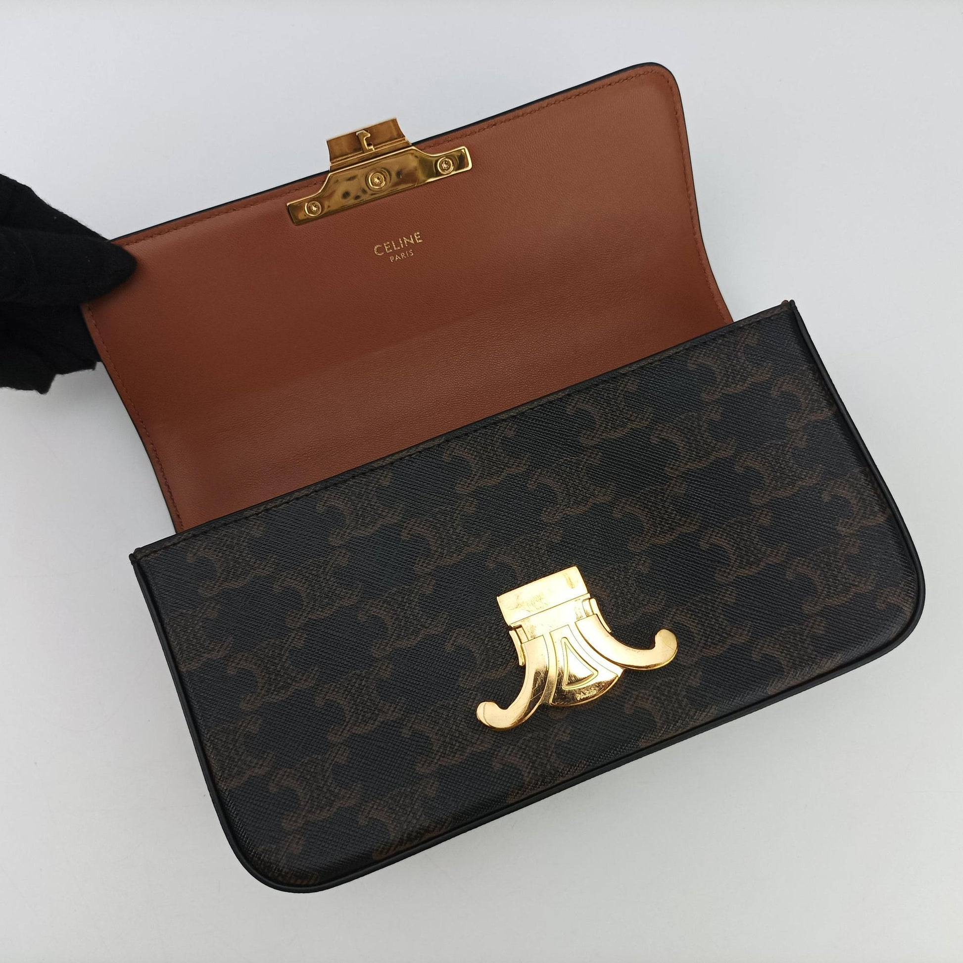 Claude Triomphe Brown PVC coated canvas U-CU-0233クロード トリオンフ ブラウン PVCコーティングキャンバス U-CU-0233