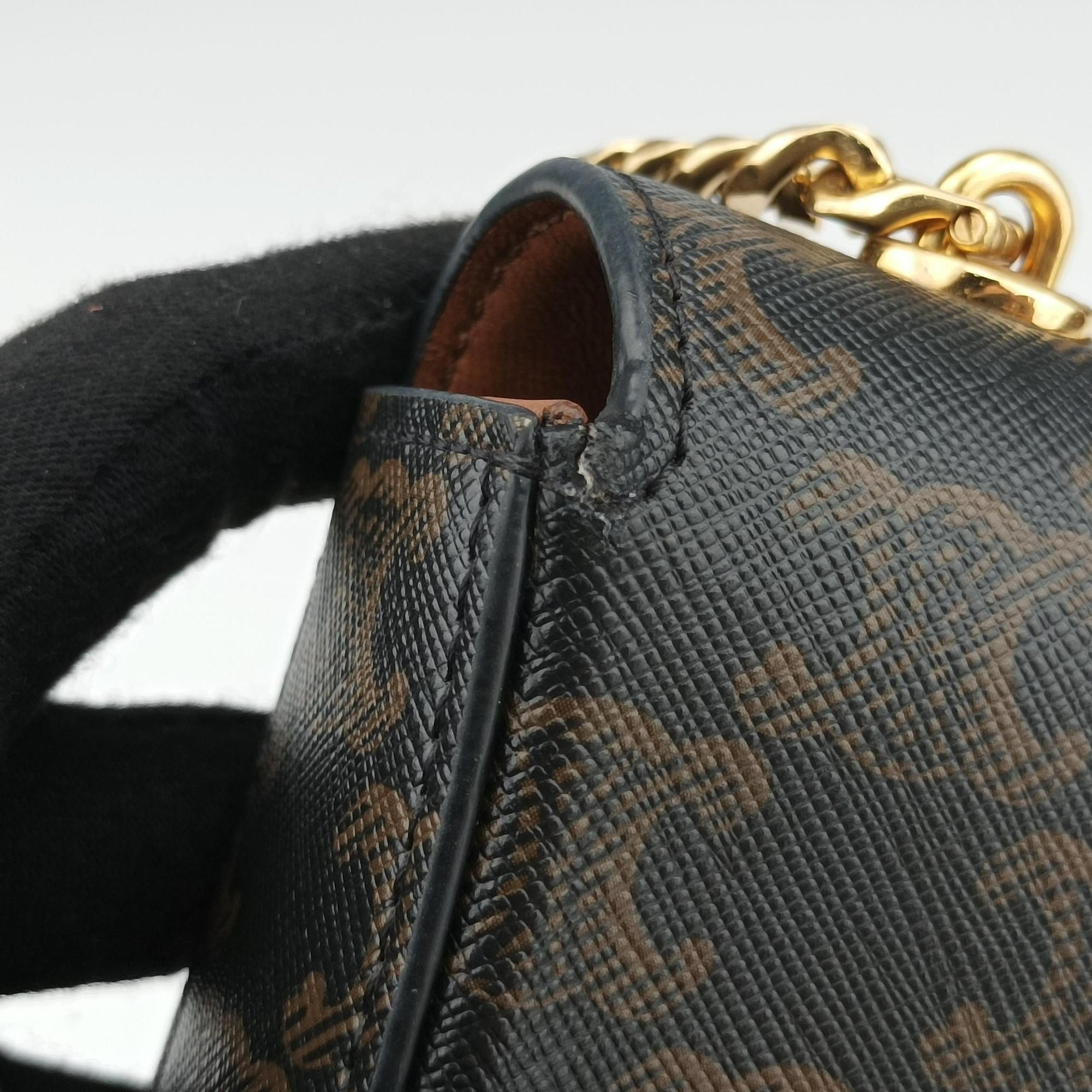 Claude Triomphe Brown PVC coated canvas U-CU-0233クロード トリオンフ ブラウン PVCコーティングキャンバス U-CU-0233