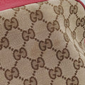 Bree Microguccissima khaki×red canvas×leather 449413 G026324009ブリー マイクログッチシマ カーキ×レッド キャンバス×レザー 449413 G026324009