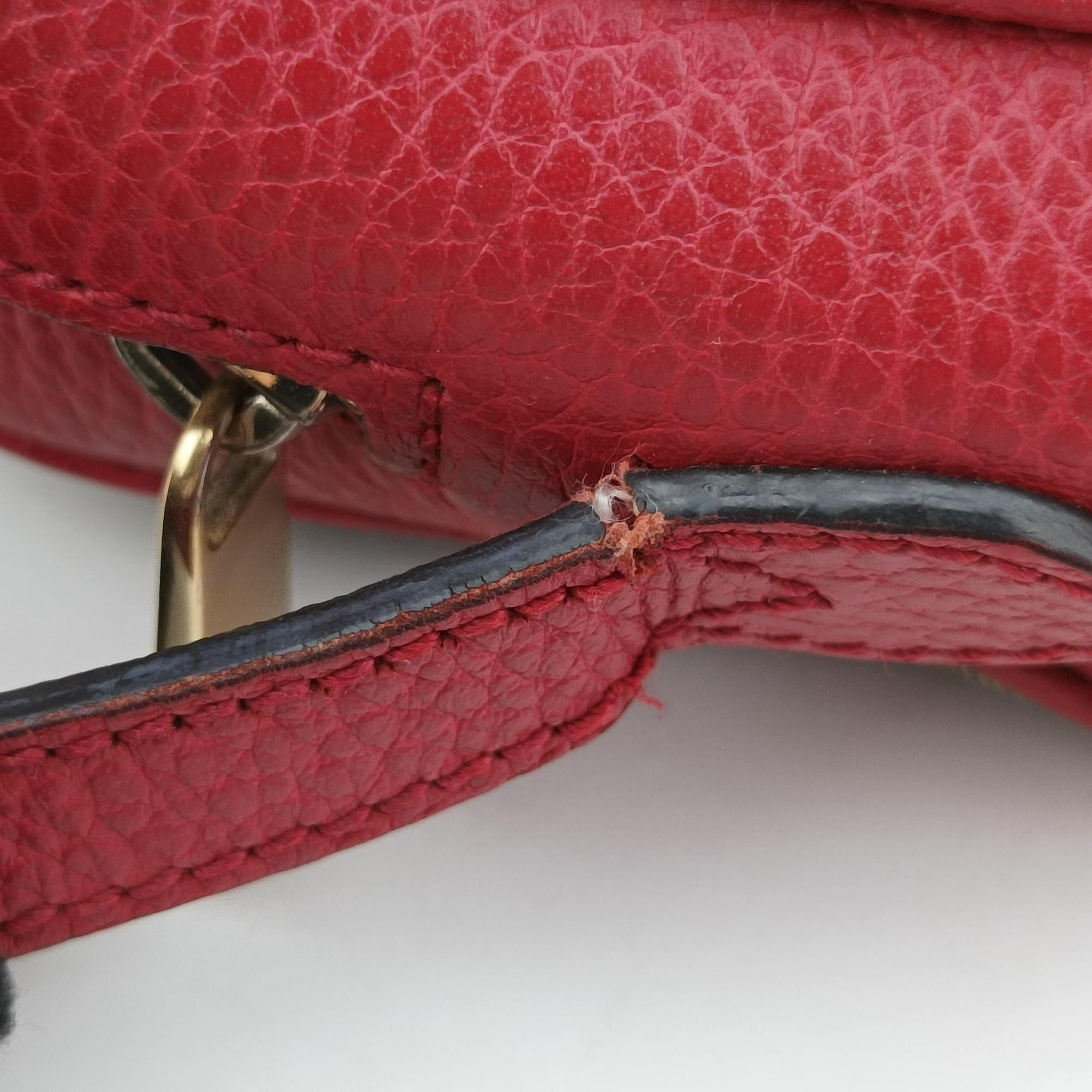 Bree Microguccissima khaki×red canvas×leather 449413 G026324009ブリー マイクログッチシマ カーキ×レッド キャンバス×レザー 449413 G026324009
