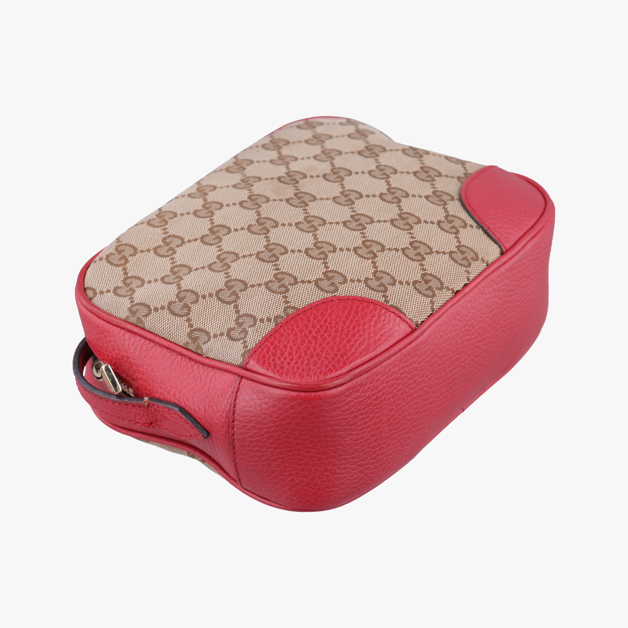 Bree Microguccissima khaki×red canvas×leather 449413 G026324009ブリー マイクログッチシマ カーキ×レッド キャンバス×レザー 449413 G026324009