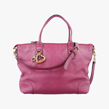 Guccissima Heart Bit Rose Leather 269957 H010798392グッチシマ ハートビット ローズ レッド レザー 269957 H010798392