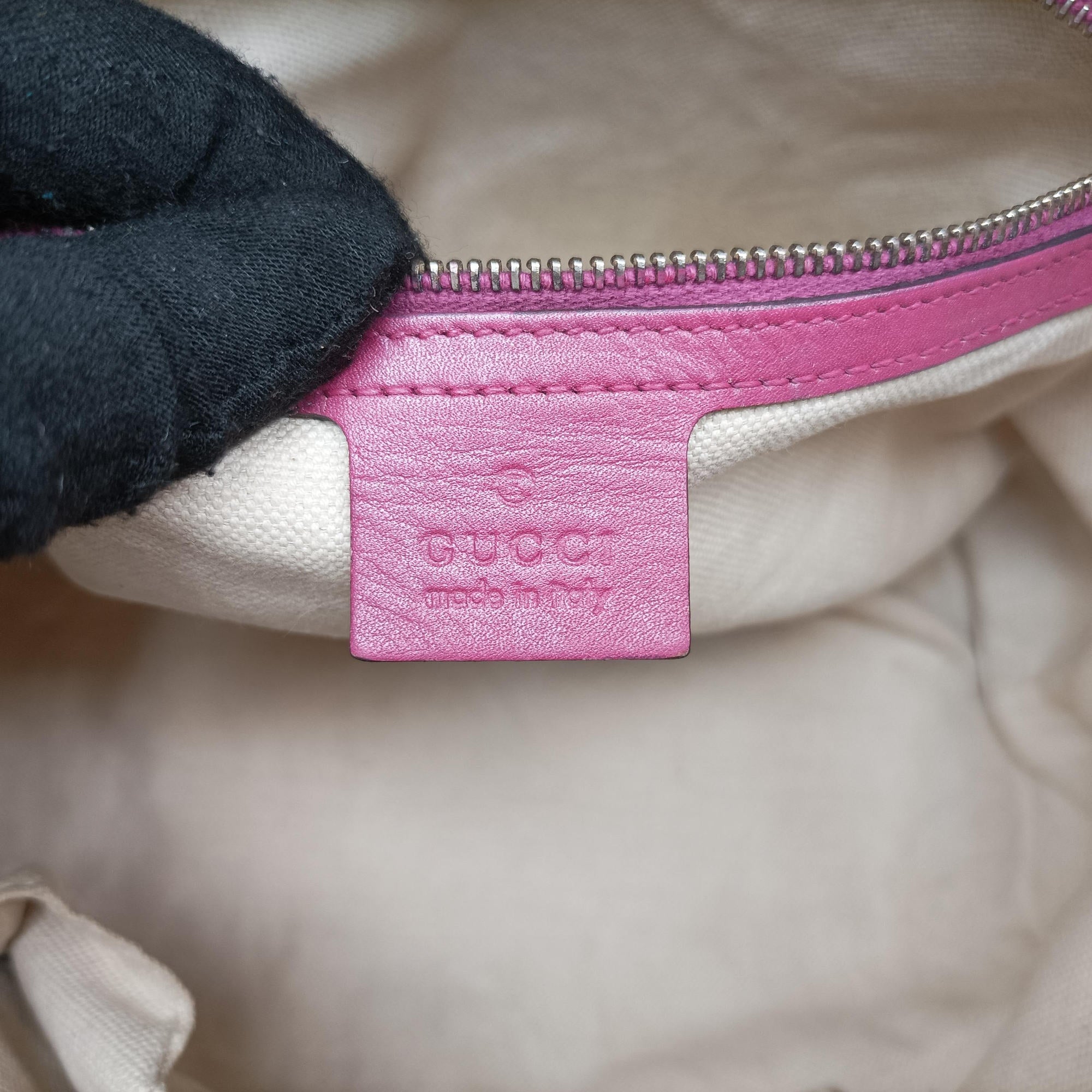 Guccissima Heart Bit Rose Leather 269957 H010798392グッチシマ ハートビット ローズ レッド レザー 269957 H010798392