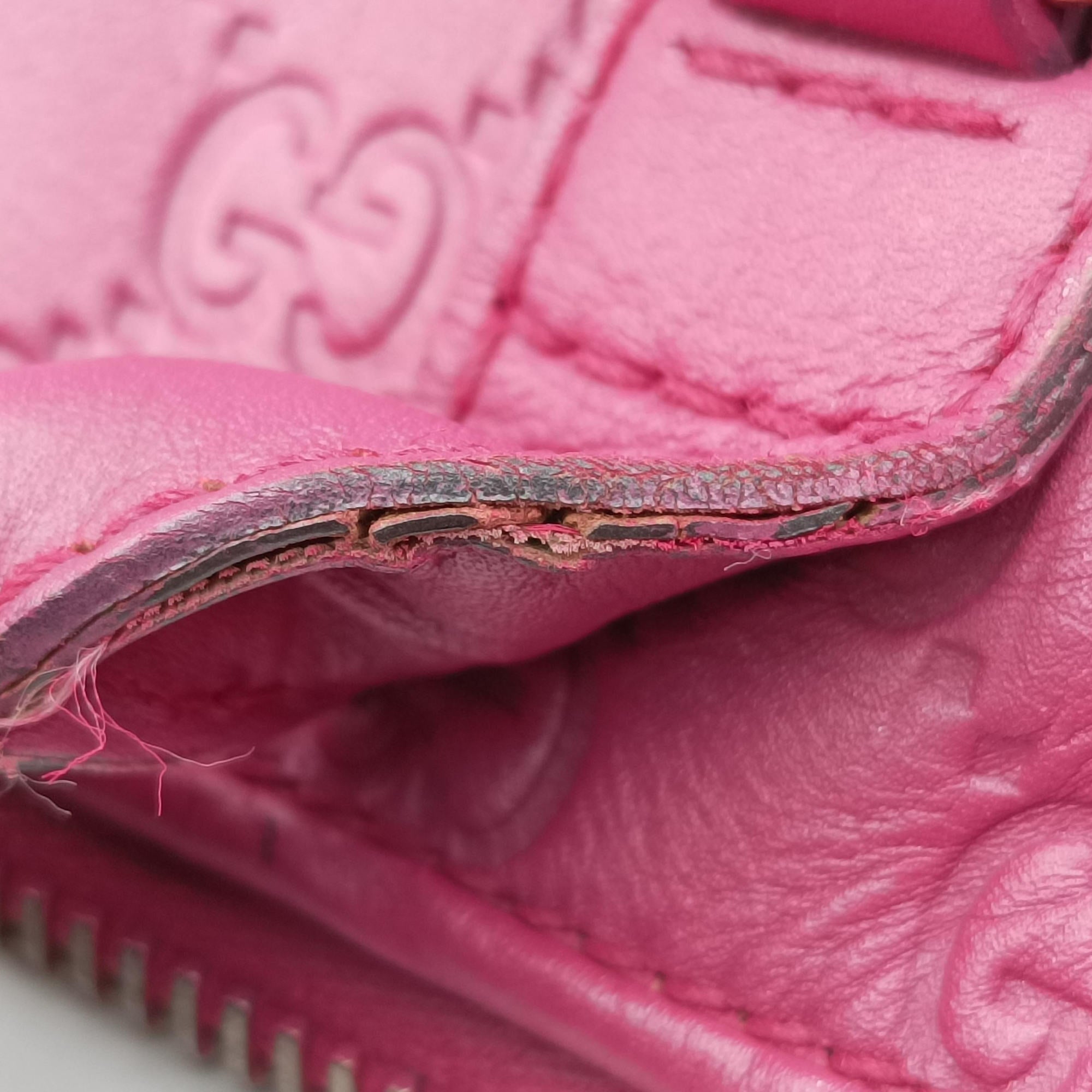 Guccissima Heart Bit Rose Leather 269957 H010798392グッチシマ ハートビット ローズ レッド レザー 269957 H010798392
