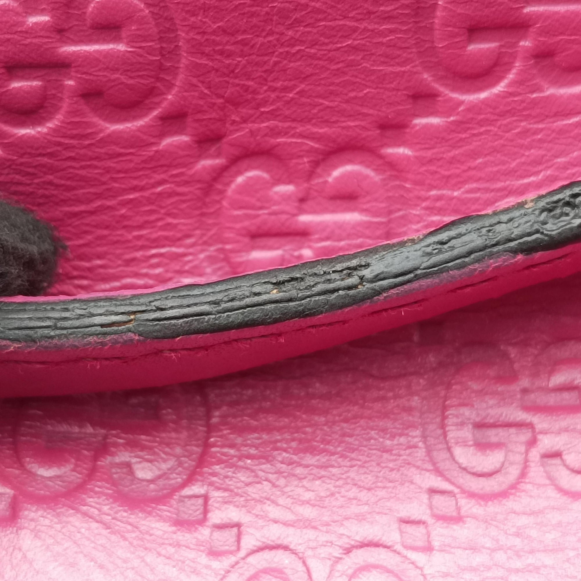 Guccissima Heart Bit Rose Leather 269957 H010798392グッチシマ ハートビット ローズ レッド レザー 269957 H010798392