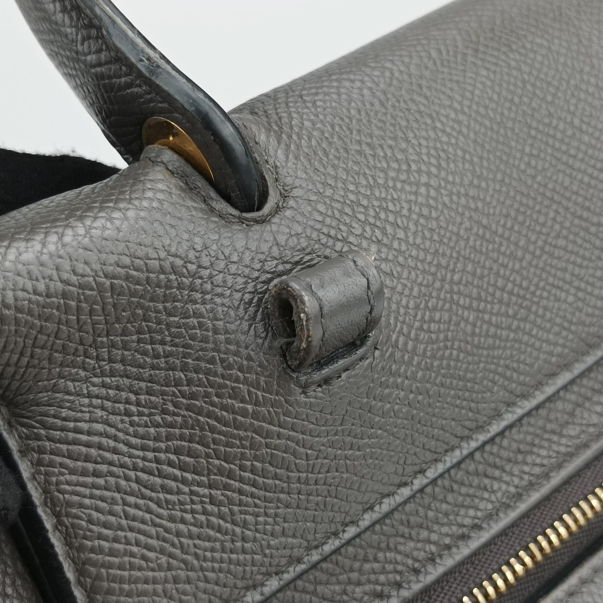 Belt Mini Grey Leather S-GA-0128ベルトミニ グレー レザー S-GA-0128