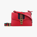 Sylvie Red×navy Leather 421882 D022289772シルヴィ レッド×ネイビー レザー 421882 D022289772