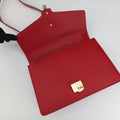 Sylvie Red×navy Leather 421882 D022289772シルヴィ レッド×ネイビー レザー 421882 D022289772
