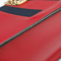 Sylvie Red×navy Leather 421882 D022289772シルヴィ レッド×ネイビー レザー 421882 D022289772