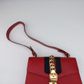 Sylvie Red×navy Leather 421882 D022289772シルヴィ レッド×ネイビー レザー 421882 D022289772