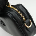 Logo belt Black leather DNP104ロゴベルト ブラック レザー DNP104