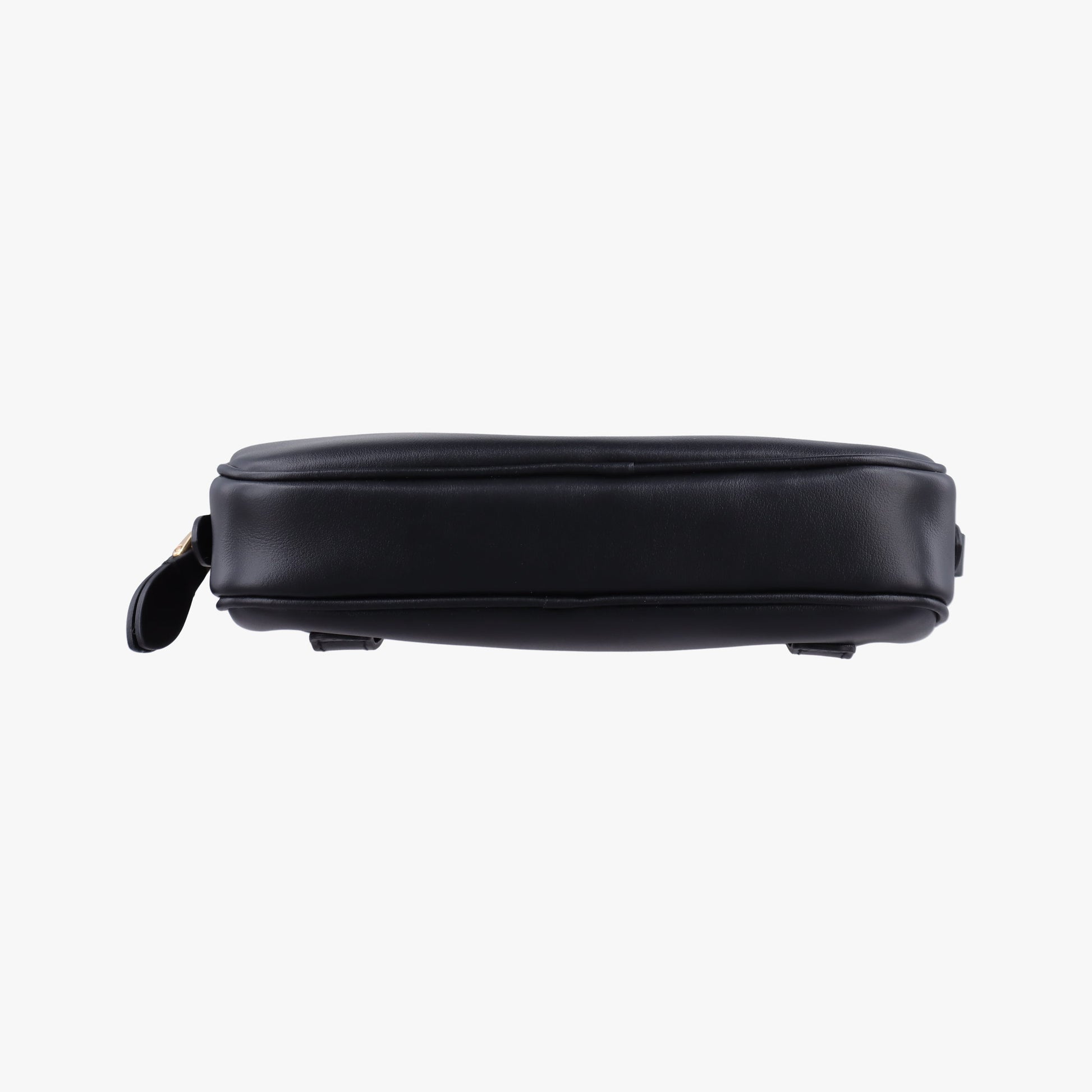 Logo belt Black leather DNP104ロゴベルト ブラック レザー DNP104