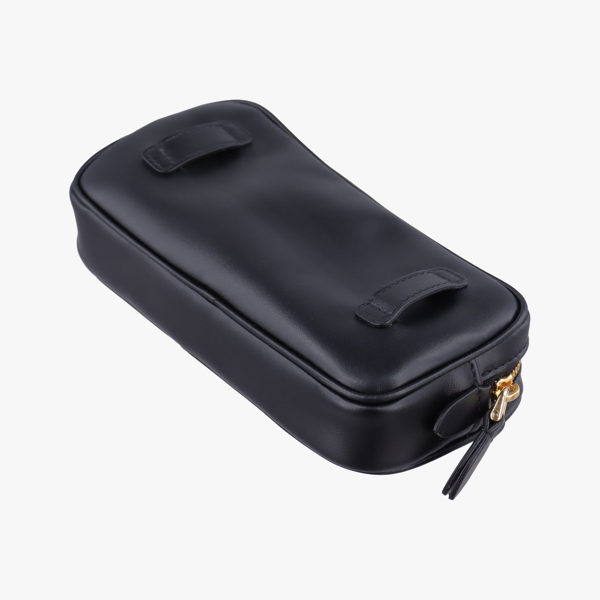 Logo belt Black leather DNP104ロゴベルト ブラック レザー DNP104