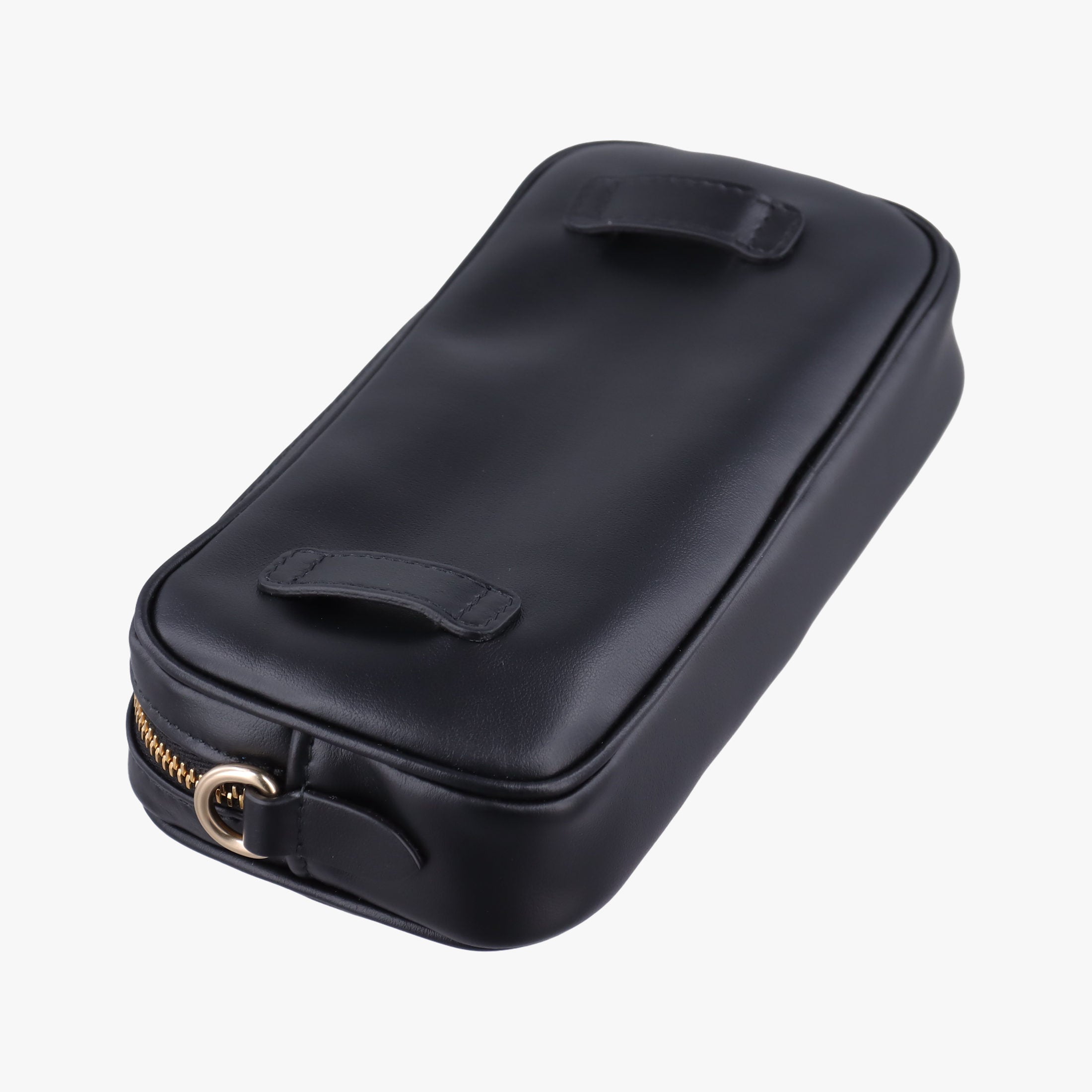 Logo belt Black leather DNP104ロゴベルト ブラック レザー DNP104