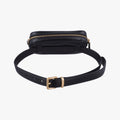 Logo belt Black leather DNP104ロゴベルト ブラック レザー DNP104