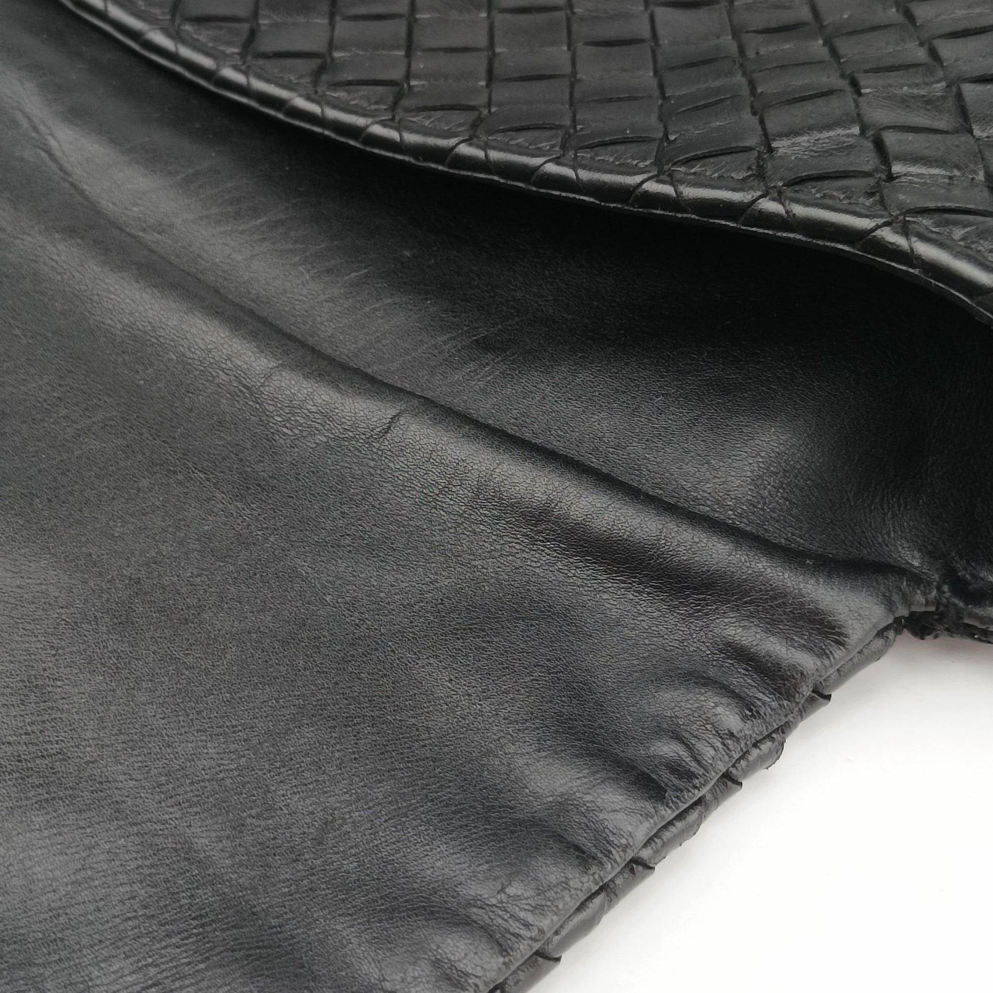 Intrecciato Black lambskin B01814913Pイントレチャート ブラック ラムスキン B01814913P