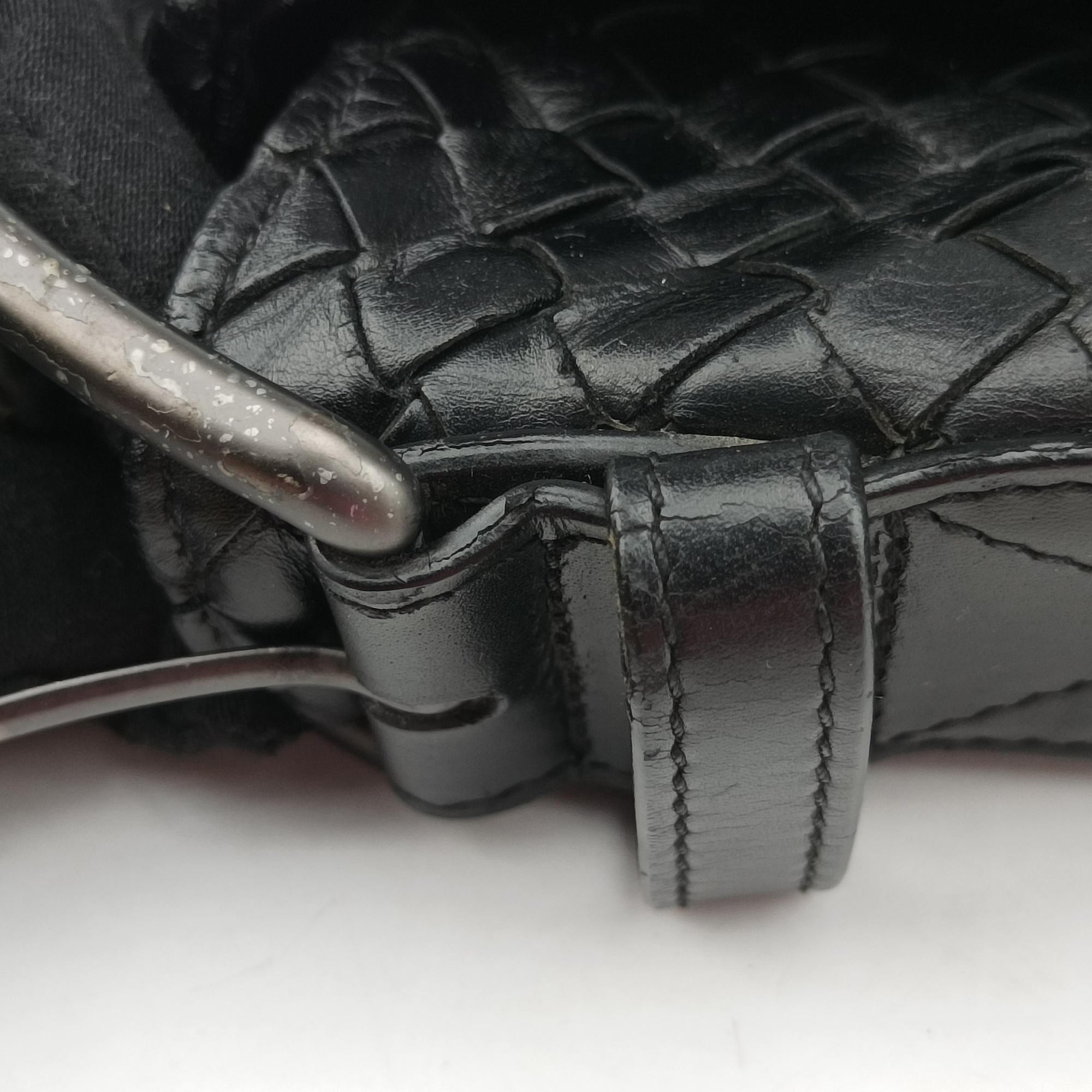 Intrecciato Black lambskin B01814913Pイントレチャート ブラック ラムスキン B01814913P