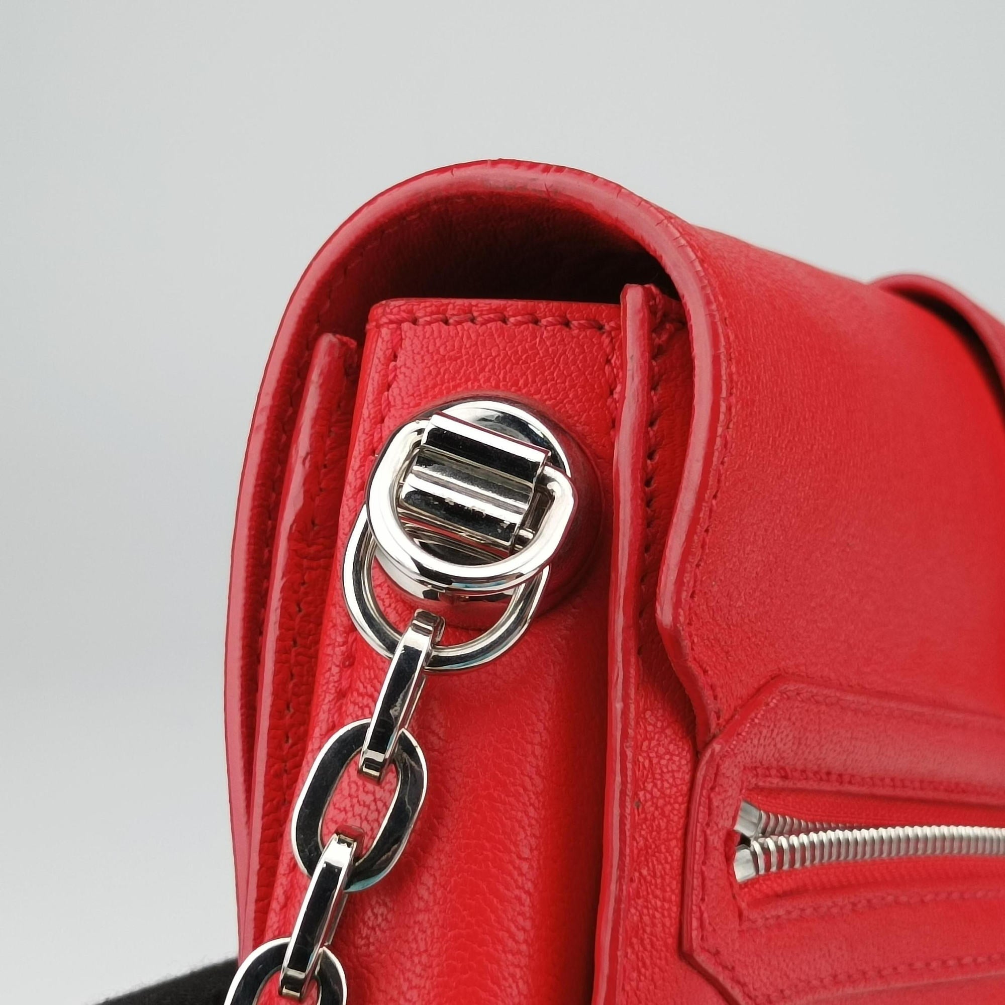 Versace Borsa Stardvst Red leather CLG 520161327815ヴェルサーチ ボルサ スタードヴェスト レッド レザー CLG 520161327815